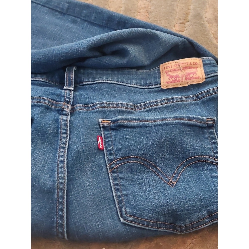 Levis 414 Classic Straight Jeans Womens 16W Blue Excellent Medium Wash Denim EUC - Picture 8 of 9